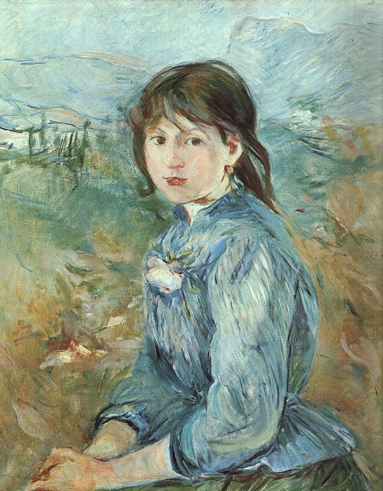 Berthe Morisot The Little Girl from Nice Norge oil painting art